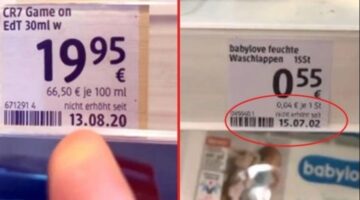 Almanya’da bir markette çekilen video viral oldu! 21 yıldır zam gelmeyen ürün bile var!